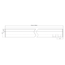 17200-SF Шина нижня без замка, SSS