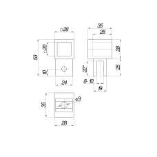 SF-914AK З'єднувач скло-труба, CP