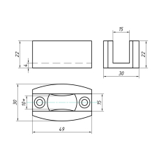SF-819 Нижня направляюча Manet, SSS