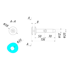 SF-1300E-2 Кріплення скло-ванта