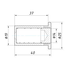 15501 Відповідна частина замку в підлогу