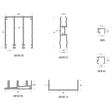 Слайдинг на три створки 300*300 NEW