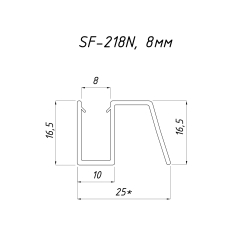 218N 8 мм Ущільнювач