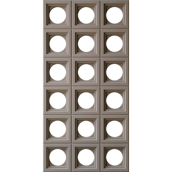 3D панели Round Hole Grid