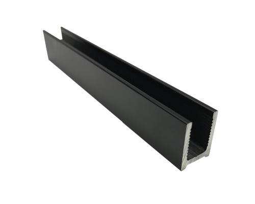 12*17 Швелер алюмінієвий, Black Matt