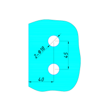 25400 Петля с пластиной, CG