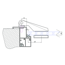 25400 Петля с пластиной, CG