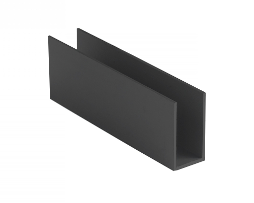 Швелер 20*36 мм, Black Matt (6m)