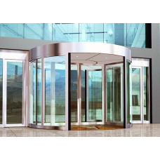 Автоматичні Револьверні Двері з двома створкамі➜Модель KA022