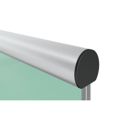 6539 Поручень для скла 6+6, 8+8, 10+10 мм алюмінієвий