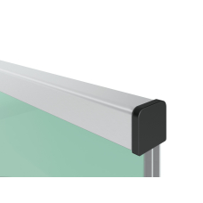 6540 Поручень для скла 6+6, 8+8 мм алюмінієвий