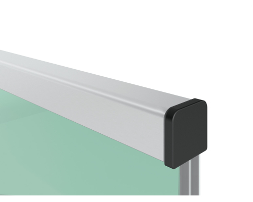 6540 Поручень для скла 6+6, 8+8 мм алюмінієвий