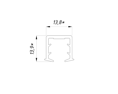 111АК Ущiльнювач на поручень пiд скло 10 мм.