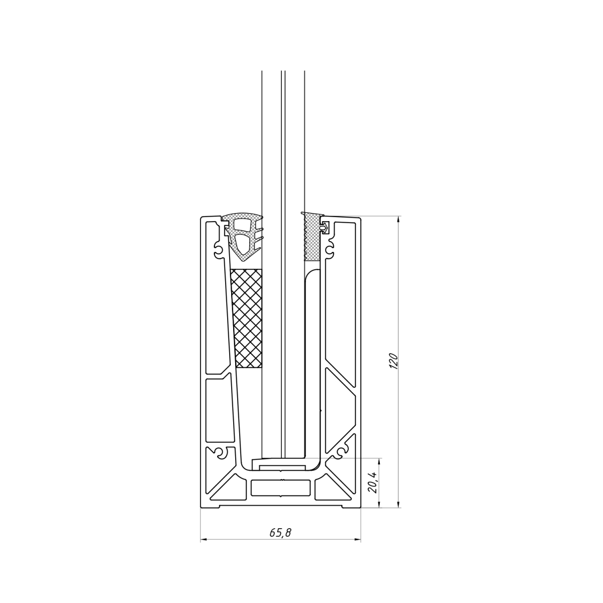 SF-120U Профиль, анод