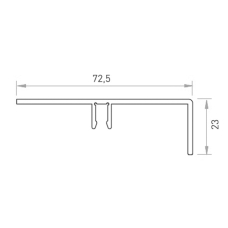 50-6963 Крышка декоративная алюм., анод.  