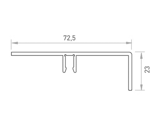50-6963 Крышка декоративная алюм., анод.  