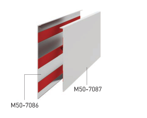 50-7086 Крышка декоративная алюм., анод.  