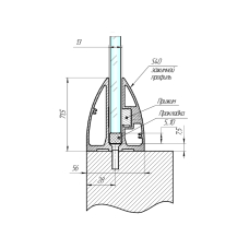 S40-6981 Зажимний профіль