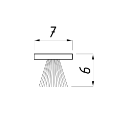 SIS-004 Ущільнювач зі щіткою