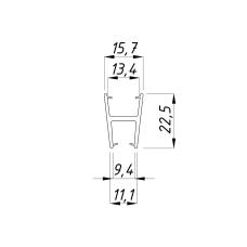 SIS-018 Ущільнювач H-подібний