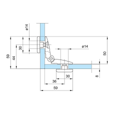 4429 Кріплення скло-скло без фіксації, 14