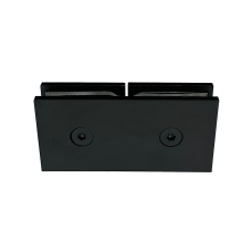 724К BLACK Конектор скло-скло 180 град