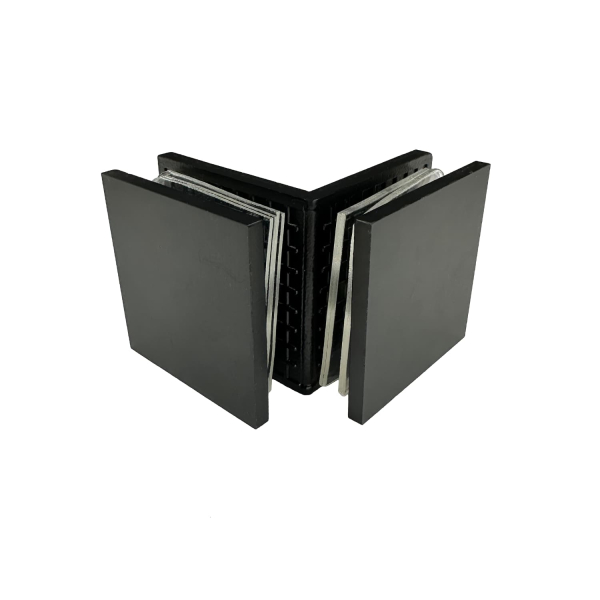 725К Black Конектор скло-скло 90 град