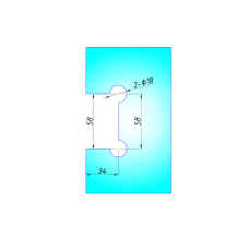 SF-306K Кріплення стіна-скло 90град., PSS