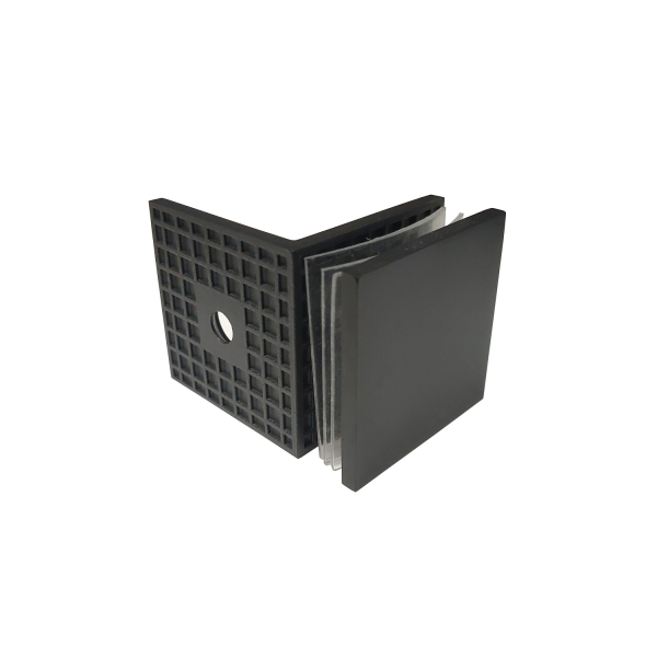 SF-722K Крепление угловое стена-стекло 90град., Black
