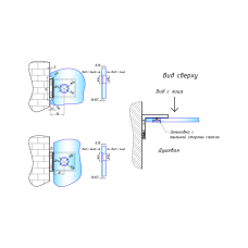 SF-722KH Конектор кутовий стіна-скло 90град., PSS