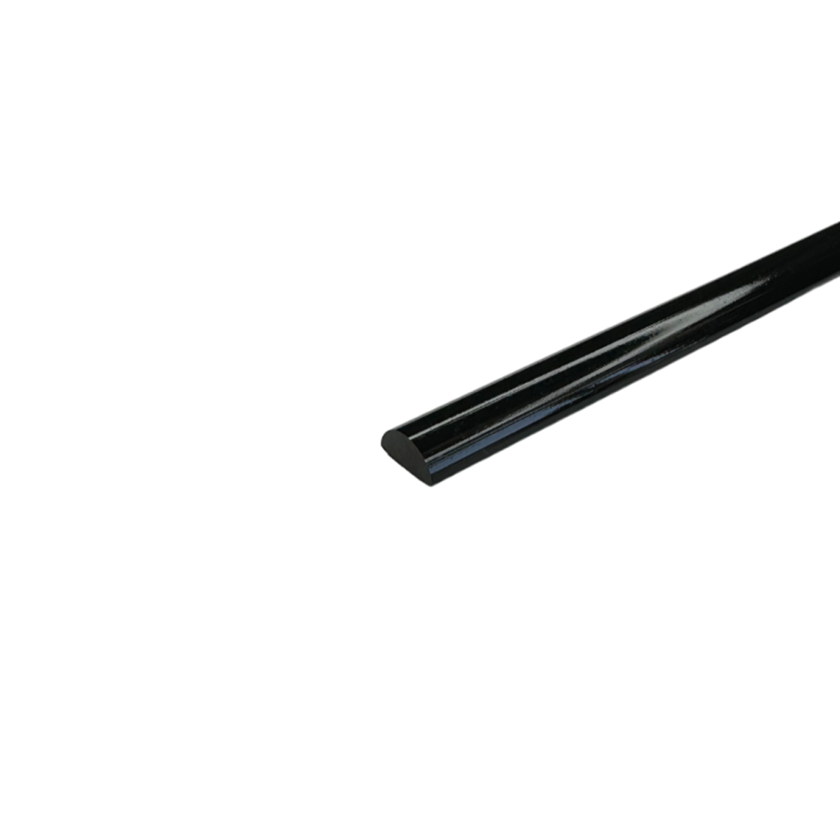 46 Black Ущільнювач-поріг 6*12, L=2 м