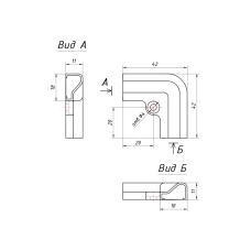 SF-90D Куточок під алюмінієвий поріг