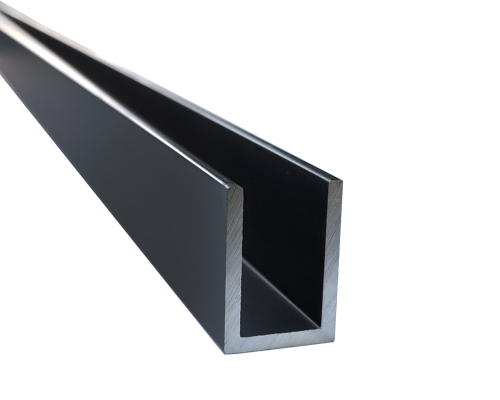 14*20 Профіль алюмінієвий чорний анод 3 м, Black