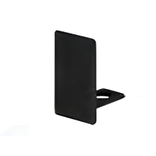 12*20К Заглушка на профіль алюмінієвий полірований, Black