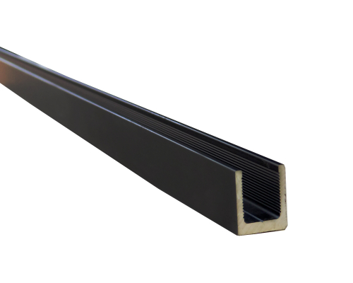 17*14 Профіль алюмінієвий 3м, Black Mat