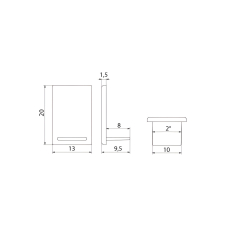 8841-2KU6U7 Заглушка до профілю