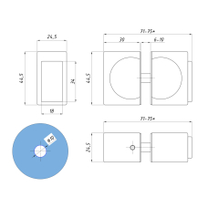 693N PSS Ручка-кноб
