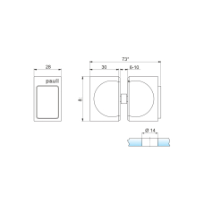 8273ZN5 Ручка-кноб