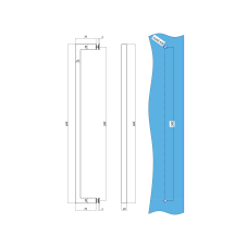 120А Ручка  квадратна, PSS 