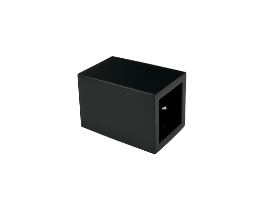 907K BLACK Конектор стіна/труба