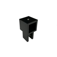 914 AK BLACK Конектор скло/труба