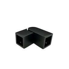 915К BLACK Конектор труба/труба поворотний