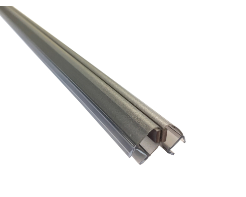 8851KU3-8K-2500 Ущільнювач магнiтний під 90 грд. для скла 6-8 мм, Black