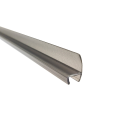 8857KU3-8K-2500 Петльовий ущільнювач для скла 6-8мм, Black