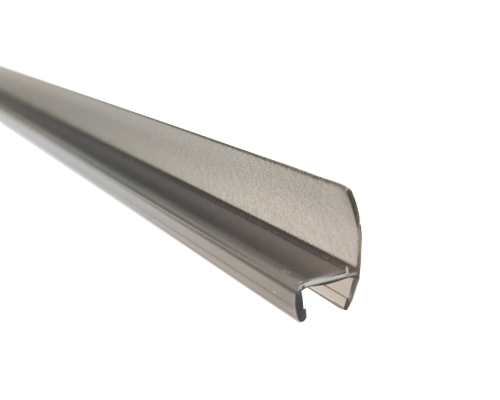 8857KU3-8K-2500 Петльовий ущільнювач для скла 6-8мм, Black