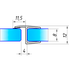 201S Ущільнювач, 8 мм