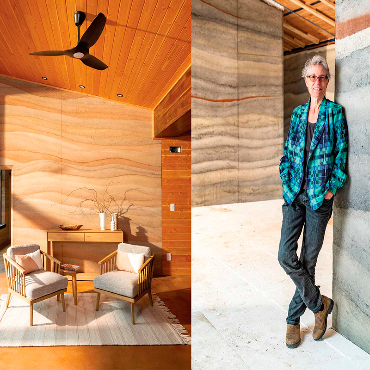 Панель Rammed Earth