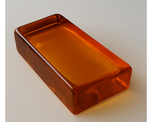 Скляна цегла SF-L22-R8023 (200×100×50) 