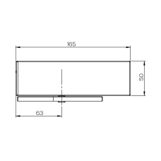 4FR1N Петля с дотягувачем 100 кг, 611