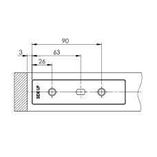4FR1N Петля с дотягувачем 100 кг, 611